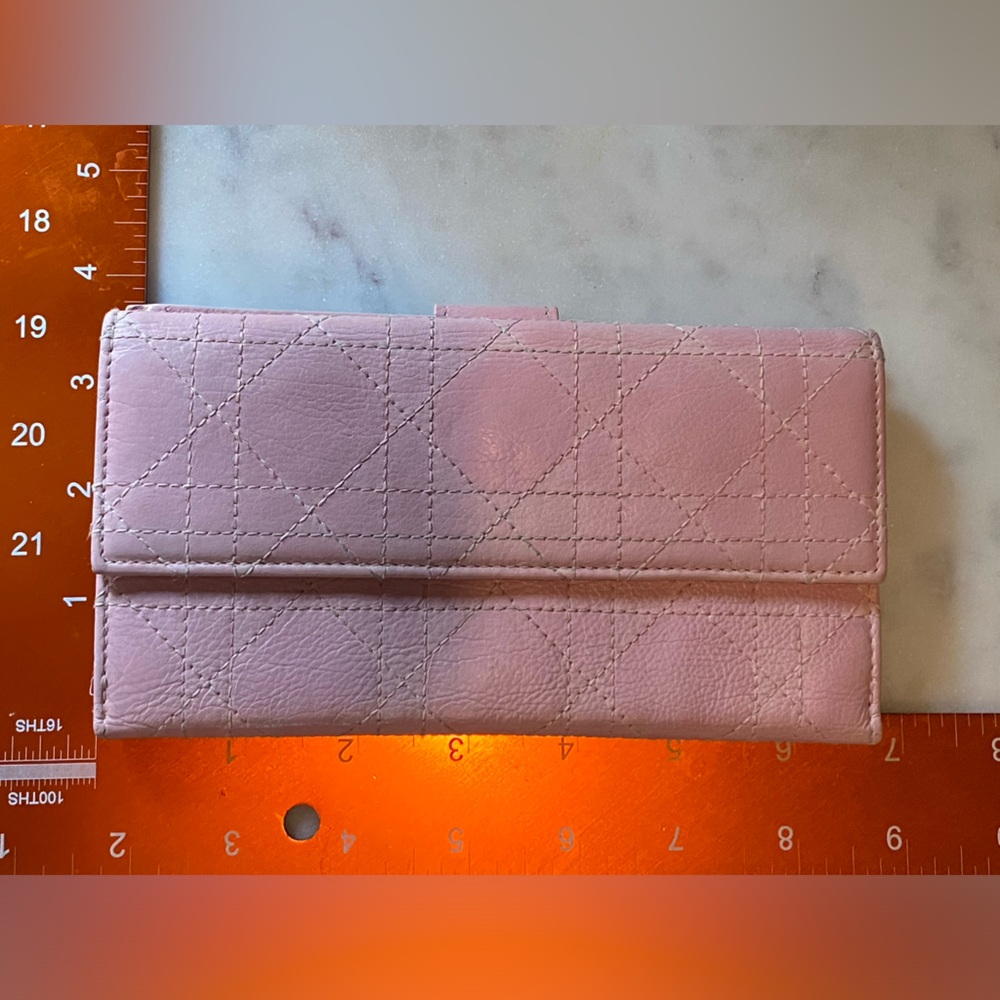 Dior Lady Dior pink Wallet - Picture 10 of 10
